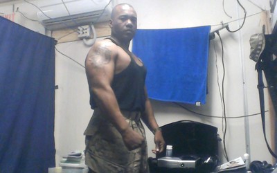 In Afghanistan getting my sexy on.