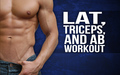 Lat, Triceps, and Ab Workout image