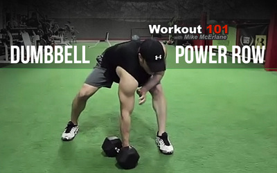 Workout 101- DB Power Row