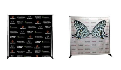What is step and repeat banner?